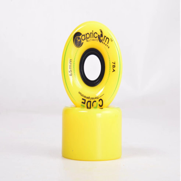 Capricorn Quad Skate Wheels (Red, Orange, Yellow, Green) - Image 2