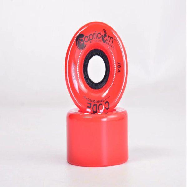 Capricorn Quad Skate Wheels (Red, Orange, Yellow, Green) - Image 4