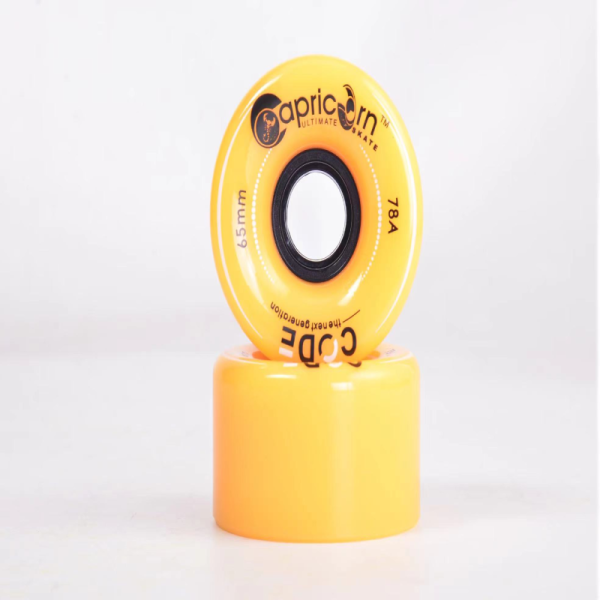 Capricorn Quad Skate Wheels (Red, Orange, Yellow, Green) - Image 5